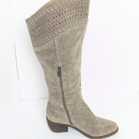 Lucky Brand Kaelyia suede knee high boots - Picture 4 of 16